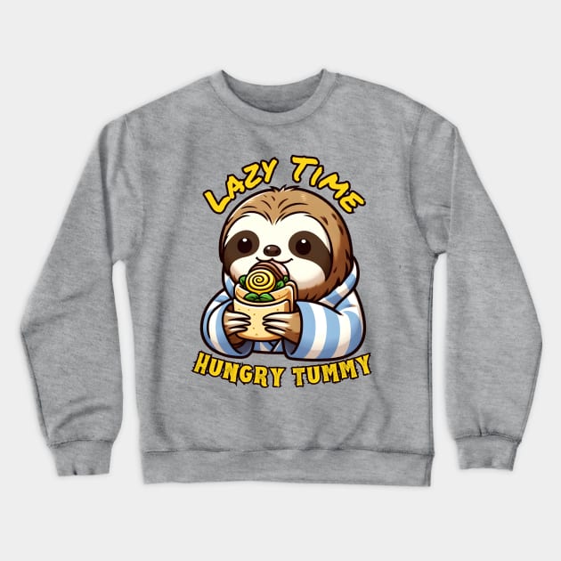 BLT lazy sloth Crewneck Sweatshirt by Japanese Fever